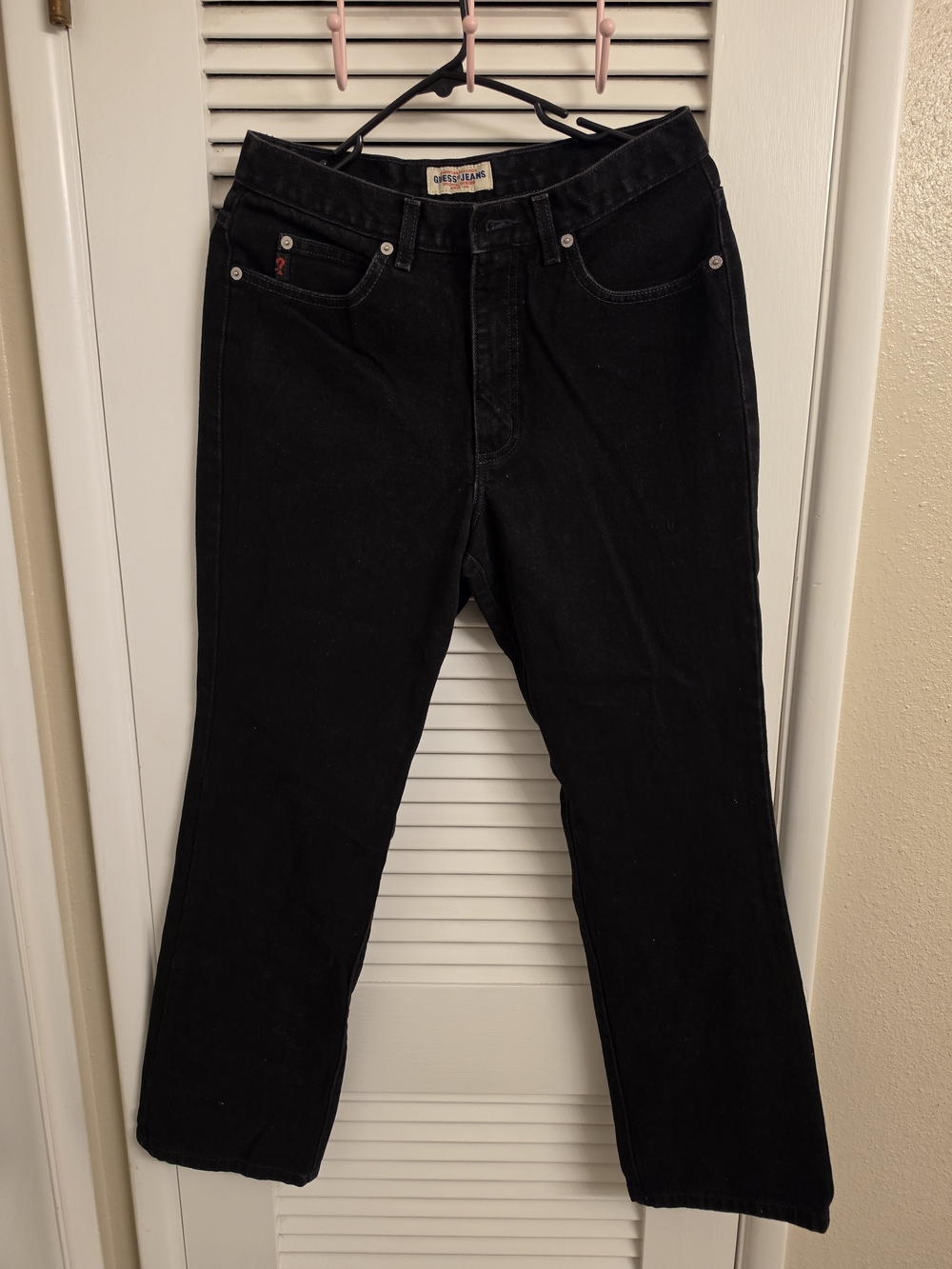 Guess Men's Black Relaxed Jeans